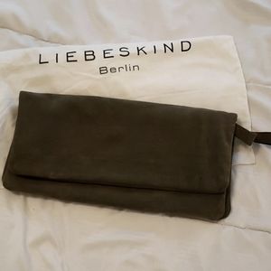 Original Liebeskind Green Suede Clotch